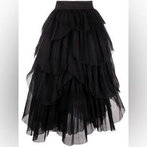 Aje Elsie Layered Skirt